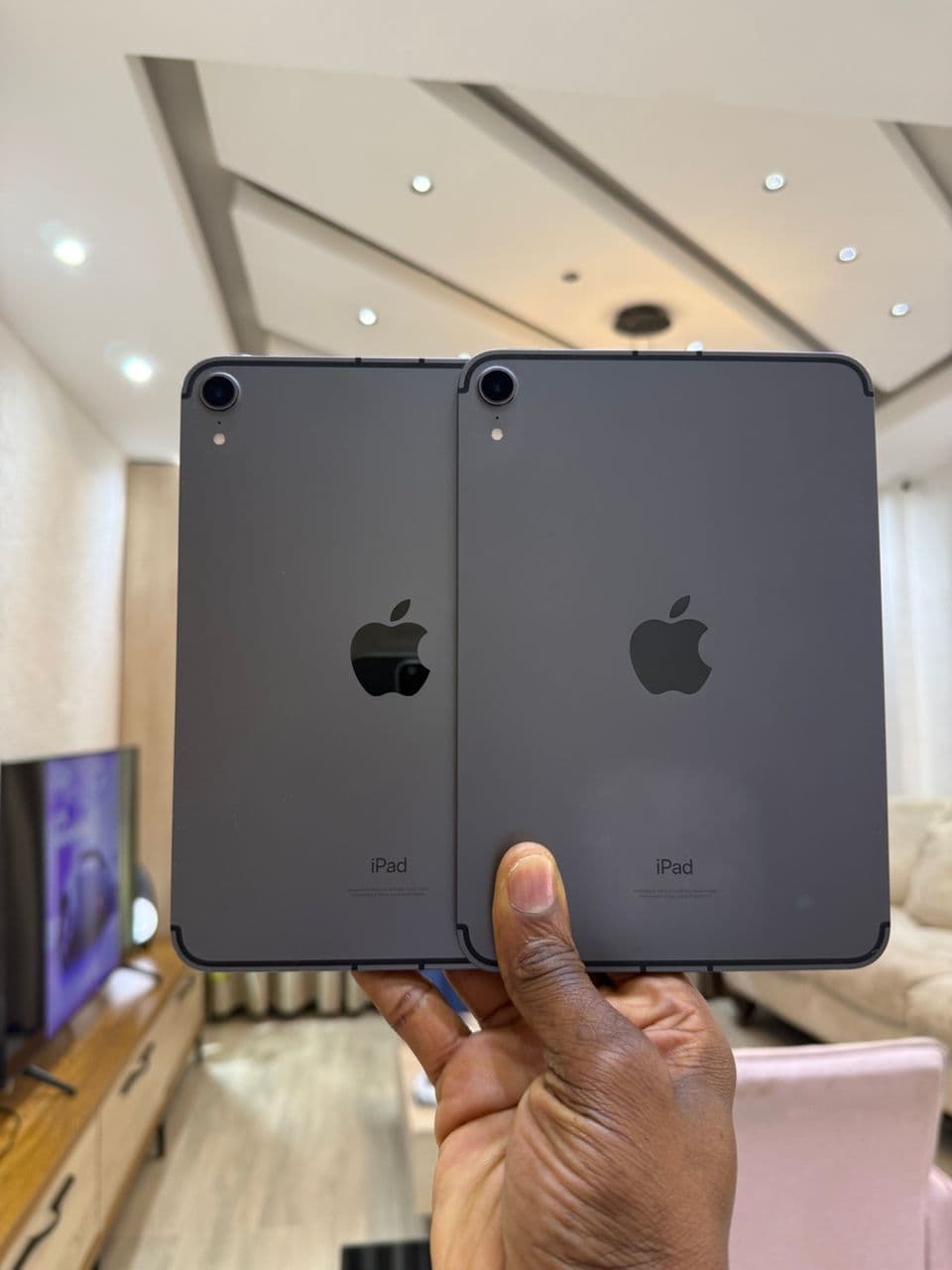 Pair of iPad units side by side
